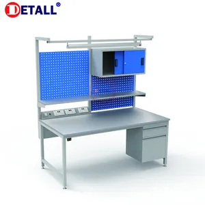Inspection table electronics repairing workbench with light