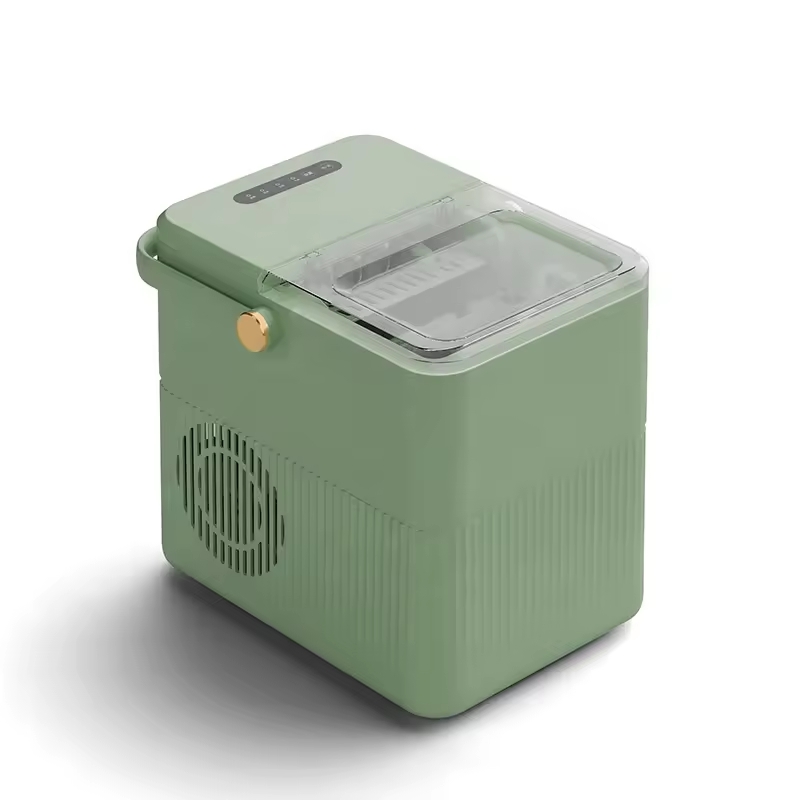 Low Energy Household Mini Ice Cube Maker Machine Touch Pad With Making Ice 12kg Portable Ice Maker
