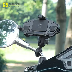 Motorcycle Phone Holder Shockproof Bike Handlebar Mount Waterproof Phone Holder Motorcycle