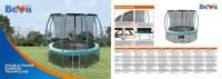 Trampoline extérieur pour enfants de lit rebondissant de fabrication professionnelle avec filet de protection