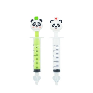 <span class=keywords><strong>Seringue</strong></span> nasale sans BPA, design exclusif Panda, conforme aux normes CE européennes, 10 ml, irrigateur nasal pour bébé en silicone souple - Product Image 2