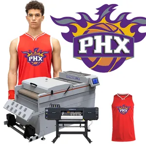 Máquina de impresión de película de mascota DTF, máquina de impresión de camisetas i3200/4720, impresora de inyección de tinta de cabeza dtf digital