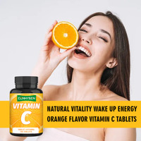 Fournisseur Comprimés à haute teneur en acide ascorbique Vitamine C Comprimés à croquer effervescents 1000mg VC pour le blanchiment de la peau