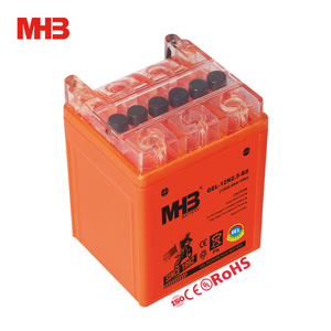 Mhb GEL-12N2.5-BS 모터 부품 유지 보수 무료 고성능 젤 12V 2.5Ah 납산 MF 오토바이 배터리 - Product Image 1