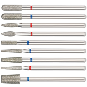 Cao cấp thép không gỉ kim cương Nail Drill Bits tất cả các hình dạng lớp biểu bì Remover Nail Beauty nhà máy sản xuất Nail BUR cho Callus - Product Image 1