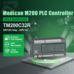 Contrôleur logique programmable Schneider neuf d'origine TM200C32R, série Modicon M200, relais 20I/12O, 220V AC, module PLC TM200C32R - Product Image 1
