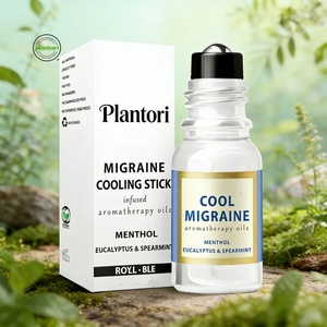 Aceites Esenciales Naturales de Menta y Eucalipto en Barra Roll-on Refrescante <span class=keywords><strong>para</strong></span> el Dolor de Cabeza, Aceite Portador Orgánico Perfecto al por Mayor - Product Image 1
