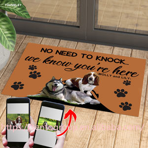 <span class=keywords><strong>Paillasson</strong></span> <span class=keywords><strong>personnalisé</strong></span> cadeaux personnalisés texte nom animal de compagnie chien <span class=keywords><strong>chat</strong></span> photo pas besoin de frapper intérieur/extérieur tapis <span class=keywords><strong>paillasson</strong></span> - Product Image 3