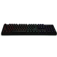 Clavier de jeu mécanique OEM, 104 touches, USB, avec lumière LED, pour ordinateur de bureau, PC, Gamer, bon marché prix