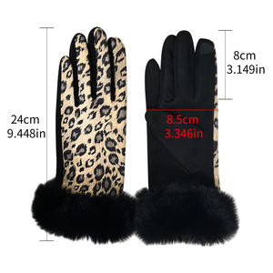 Daily Warm and Comfortable Outdoor Women's Soft Suede Winter <b>Gloves</b> Available for OEM Custom <b>Gloves</b> - Product Image 5