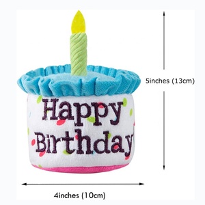 Giocattoli <span class=keywords><strong>per</strong></span> <span class=keywords><strong>cani</strong></span> <span class=keywords><strong>torta</strong></span> di compleanno forniture <span class=keywords><strong>per</strong></span> animali domestici <span class=keywords><strong>torta</strong></span> di buon compleanno a forma di cane cigolante giocattoli <span class=keywords><strong>per</strong></span> regalo - Product Image 3