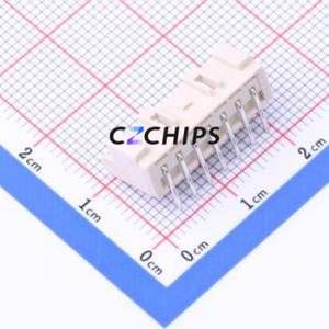 HC-XA-7AW Wire-to-Board Pin Header Bent Lead Through Hole,P=2.5mm Connector 1x7P 2.5mm Right Angle Insert XA - Product Image 2