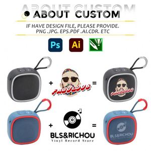 Custom Logo Wireless Speaker With Lanyard Promotional <b>Gift</b> Audio Sound Equipment Portable Blue Toooth Speaker for Outdoor Travel - Product Image 2