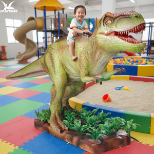 Dinosaurio Animatrónico <span class=keywords><strong>T</strong></span>-<span class=keywords><strong>Rex</strong></span> de Gran Tamaño para Interiores, Robot Interactivo con Cola y Boca Móviles, Decoración para Centros Comerciales - Product Image 1