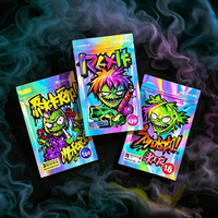 Sachets Doypack en plastique personnalisés imprimés sur mesure, anti-odeur, 3,5g, 7g, 14g, 28g, sacs Mylar de 3,5 grammes avec mon logo