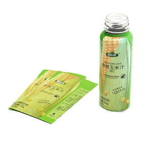 Film thermorétractable personnalisé en PVC pour emballage de boissons, étiquette imprimable pour bouteilles en verre, rouleaux d'étiquettes rétractables - Product Image 1