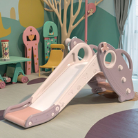Toboggan pliable pour enfants sur le thème d'un vaisseau spatial OEM Mini cadre d'escalade intérieur en plastique avec certification CE pour la maison et la maternelle