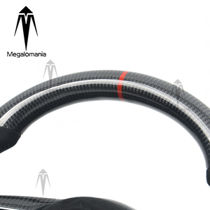 Volante Deportivo Personalizado Megalomania de Fibra de Carbono para <span class=keywords><strong>Jaguar</strong></span> E-PACE/XE/XEL/XFL/XJ/F-TYPE/XF/F-PACE/Ftype - Product Image 4