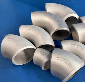 אט מרותך אלומיניום סגסוגת צינור אבזרי חלקה 1 אינץ sch80s אל 6061 T6 90 תואר LR אלומיניום צינור מרפק - Product Image 5