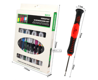 Kit d'outils d'ouverture SOLUDE 16 en 1 pour IPHONE5 4S 4 Samsung Blackberry Motorola, Nokia, HTC Series Mobile Phone