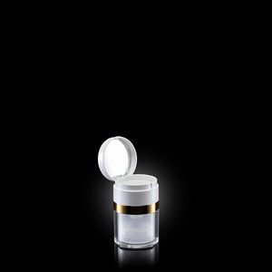 Envase Cosmético con Tapa Abatible, Sin Aire, de PMMA por Fuera y PP por Dentro, 15ml 30ml - Product Image 4