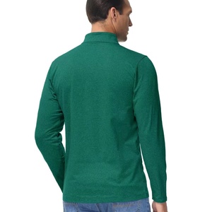 Camisetas de Golf de Manga Larga para Hombre, Forradas de Felpa Premium, Color Heather, Juego de 14 Sudaderas con Media Cremallera, Personalizables con Impresión, Peso Medio - Product Image 2