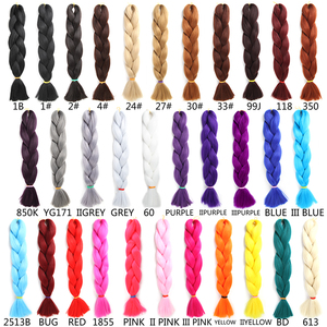 Échantillon gratuit de rallonges de cheveux en gros pour tresses africaines, ombré, expression jumbo, tresses synthétiques pour cheveux - Product Image 2