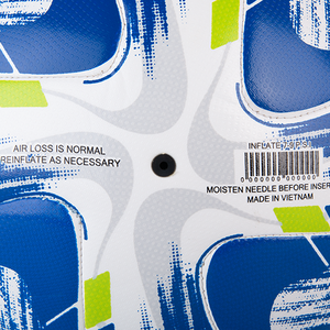 CJ Sports Taille 5 Ballon de Football Bleu Durable 410-450g Cuir PU et Caoutchouc avec Logo Personnalisable Disponible au Vietnam - Product Image 3