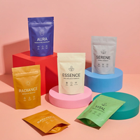 Sacs d'emballage refermables en Mylar réutilisables avec fermeture éclair pour le stockage d'aliments, de thé, de café et de collations