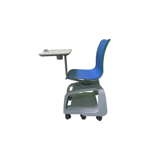 Cubierta de plástico <span class=keywords><strong>aula</strong></span> estudiante plegable estudio formación silla con la escritura Pad Tablet brazo - Product Image 4