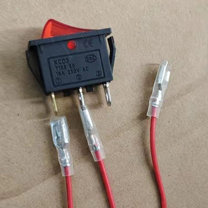 Interrupteur à bascule avec câblage 2/3/4 broches, marche-arrêt, marche-arrêt-marche, 6A 10A 16A 250V avec câble de longueur personnalisée - Product Image 5