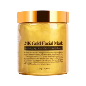 Peel Off 24K Gold Facial Mask Hot Selling Skin Care Brightening Anti Aging Wrinkle Collagen Crystal Anti-Aging