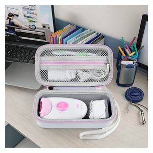 Estuche rígido de almacenamiento con cremallera impermeable Eva personalizado, afeitadora para depilación, cabezal de afeitar para <span class=keywords><strong>depiladora</strong></span> <span class=keywords><strong>Braun</strong></span> Silk-epil 3 - Product Image 1