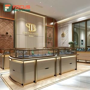 Fabricante de Muebles Minimalistas para Joyerías, Mostrador de Exhibición para Joyería con Superficie Pulida - Product Image 1