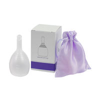 Copa Menstrual de Silicona Certificada con Drenaje Nueva Copa Menstrual Diseñada para un Manejo Efectivo DE LA Menstruación