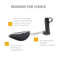 LM-P5503 arbre à chaussures réglable en plastique façonneur de chaussures Portable support de bottes civière
