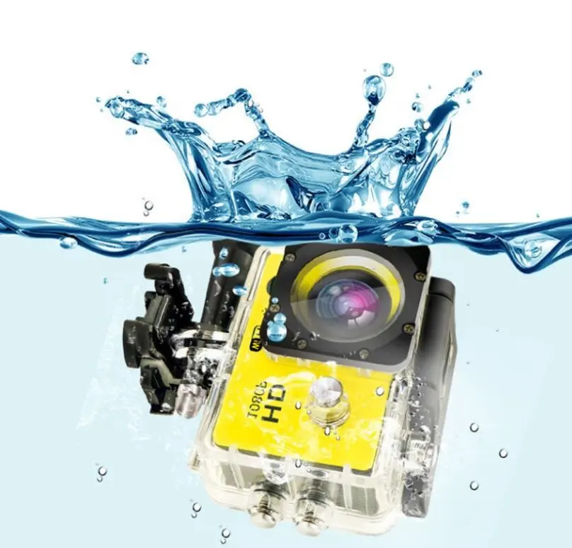 كاميرات رياضية عالية الجودة بتخفيضات كبيرة 2 بوصة مقاومة للماء 30 متر HD cording1080p كاميرا رياضية حركة مقاومة للماء برو
