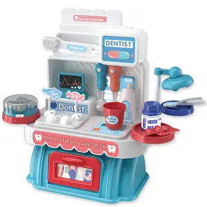 Jouets de cuisine pour enfants, ensemble d'outils de supermarché, jeu de coiffeuse, de pêche, de dentiste, de maison, de table