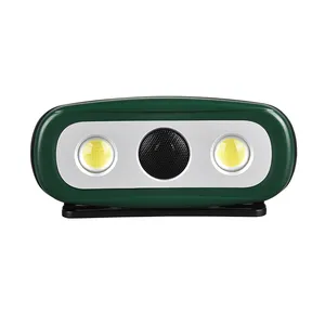Lampu Kerja LED Portabel dengan Speaker Bluetooth Nirkabel, Lampu Kerja Baterai Litium Bawaan Yang Dapat Diisi Ulang, Lampu Audio LED