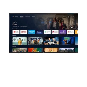 43 Inch LED Smart HD HDTV Frameless 60Hz 1080P Android Wireless WiFi <b>Portable</b> Black Wide Screen Television - Product Image 4
