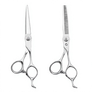 Ensemble de ciseaux de coiffure en acier inoxydable 9CR de 6 pouces avec ciseaux à effiler, outils de coiffage pour tous types de cheveux - Product Image 2