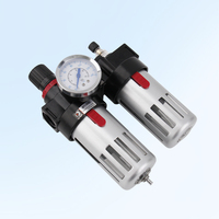 Unidad de tratamiento de aire neumática combinada CHDLT FRL con filtro y regulador AFC2000/BFC2000/3000/4000 para aire comprimido