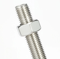 Pied de machine réglable en acier inoxydable 304 robuste avec base en caoutchouc antidérapante pour machines industrielles et établis