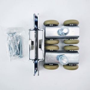 WEKIS - Herrajes Modernos de Acero para Puertas Correderas Empotradas, Riel Oculto, Cierre Suave, Juego Completo para Interiores de Hotel - Product Image 2