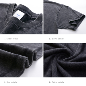 Camiseta Oversize de Verano para Hombre, Premium, Estilo Vintage Lavado, con Logotipo Personalizado, Corte Holgado y Estampado - Product Image 6