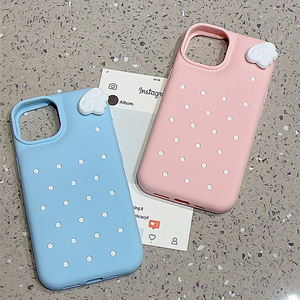Tùy chỉnh 3D Polka Dot Silicone trường hợp đố<span class=keywords><strong>i</strong></span> vớ<span class=keywords><strong>i</strong></span> iPhone 13 14 15 Pro Max 16 Pro Max & 15 cộng vớ<span class=keywords><strong>i</strong></span> đáng yêu dễ thương cánh chống sốc đ<span class=keywords><strong>i</strong></span>ện thoạ<span class=keywords><strong>i</strong></span> Bìa - Product Image 1