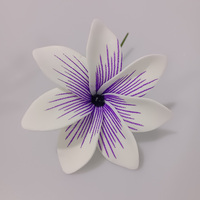 Hawaii Fleur Oreille Pick Femmes Ornements Floraux Quotidiens Artificielle EVA Mousse Pique À Cheveux pour Île Fête Décoratif De Noël
