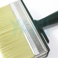 Yep Pinceau à peinture murale DIY OEM à poils naturels ou mixtes avec virole en acier inoxydable et manche en plastique, différentes tailles