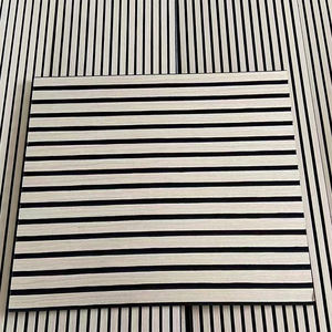 <span class=keywords><strong>Aveeno</strong></span> 3 D MDF Autre décoration murale d'appoint Planches modernes Panneaux acoustiques à lattes de bois Panneau Akupanel pour le bureau et l'école - Product Image 2