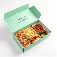 Boîte à emporter de qualité alimentaire pour poulet frit, frites, pizza, hot-dogs et autres snacks – Emballage alimentaire rapide et délicieux